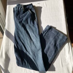 True Religion Made In USA Women’s Waxed Straight Long Denim size 25, Blue